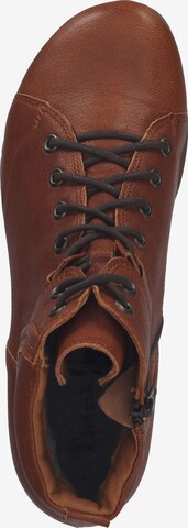 THINK! Lace-Up Ankle Boots in Brown