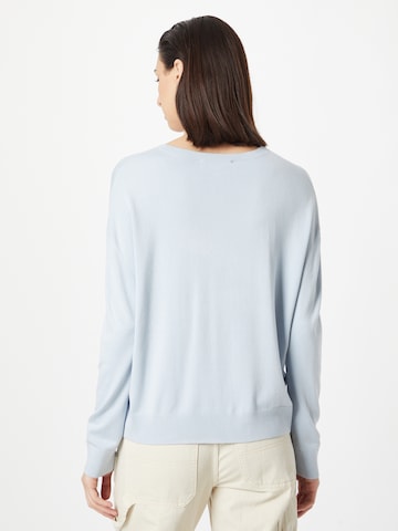 comma casual identity Trui in Blauw