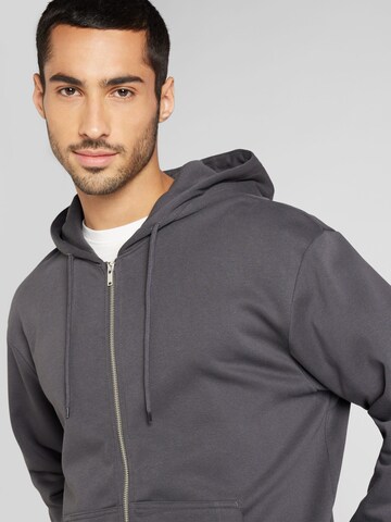JACK & JONES Sweatjacke 'RIDER' in Grau