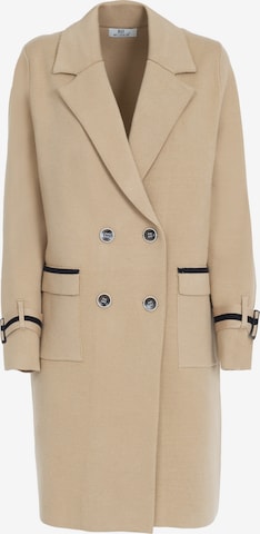 smėlio Influencer Demisezoninis paltas: priekis