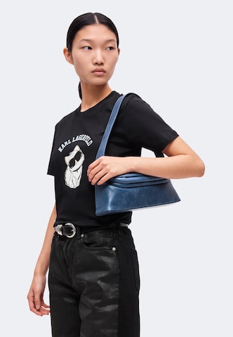 Karl Lagerfeld Tričko 'Ikon Choupette' – černá