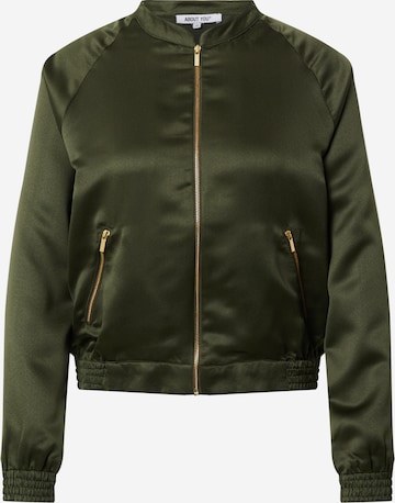 ABOUT YOU Between-Season Jacket 'Chani' in Green: front