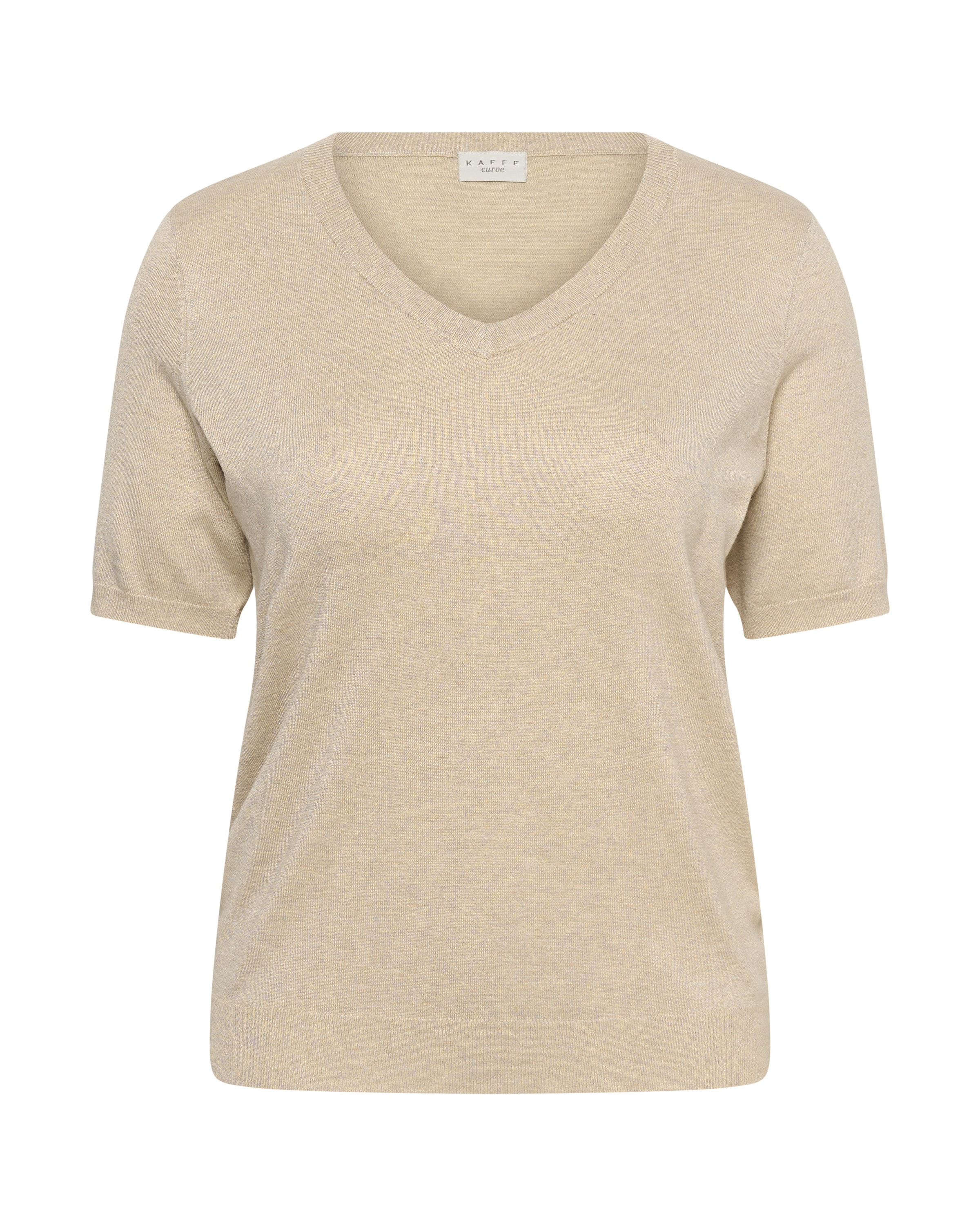KAFFE CURVE - Pullover 'KClizzy' em bege: frente