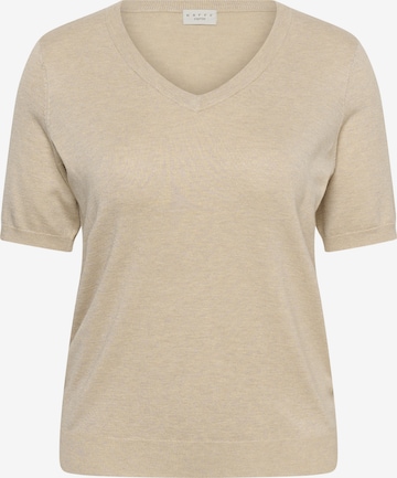 KAFFE CURVE - Pullover 'KClizzy' em bege: frente
