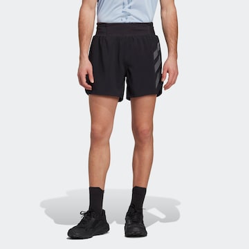 ADIDAS TERREX Regular Workout Pants 'Agravic' in Black: front