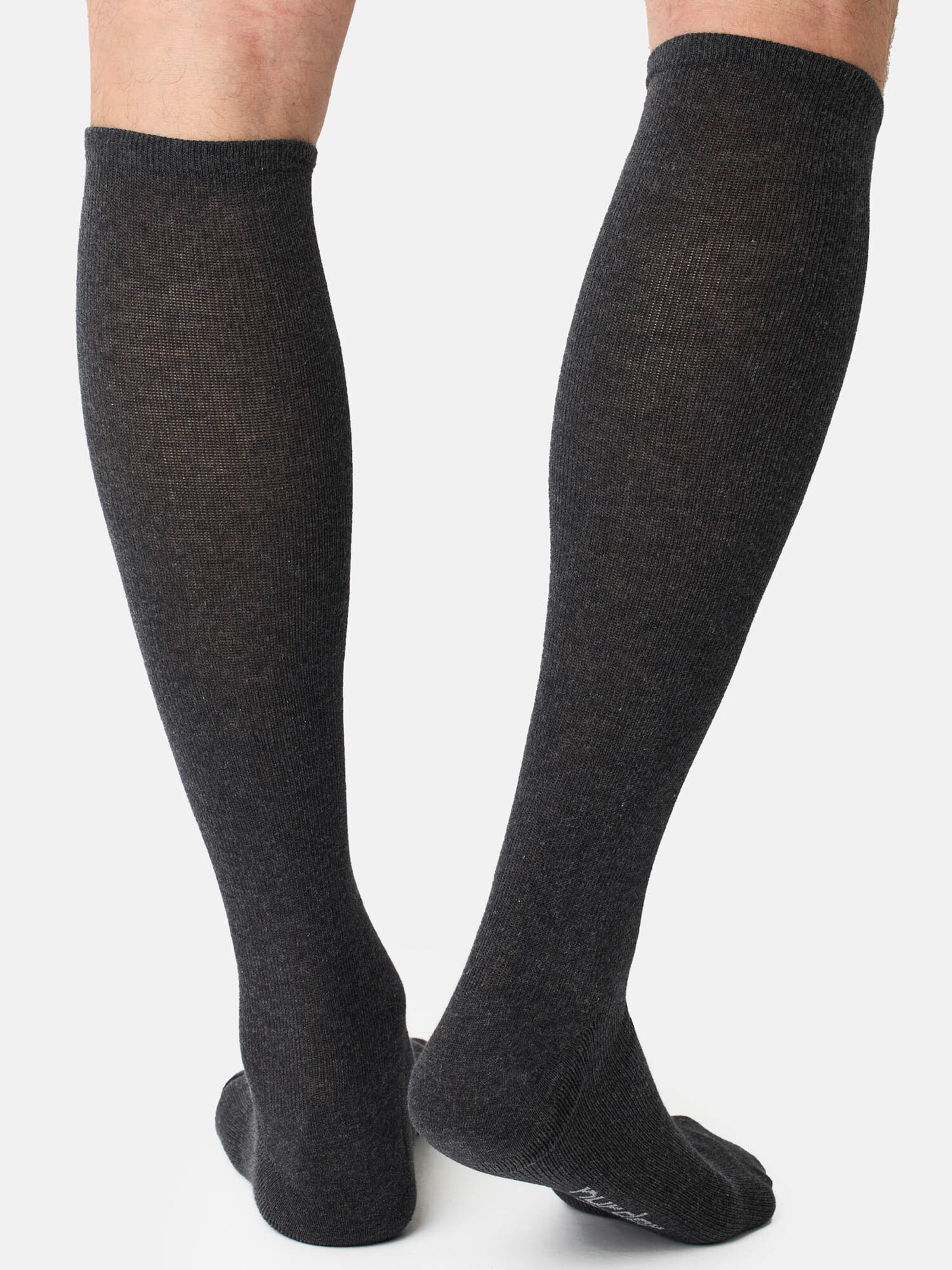 Nur Die Kniekousen ' Fit & Vital ohne Einschneiden ' in Grijs