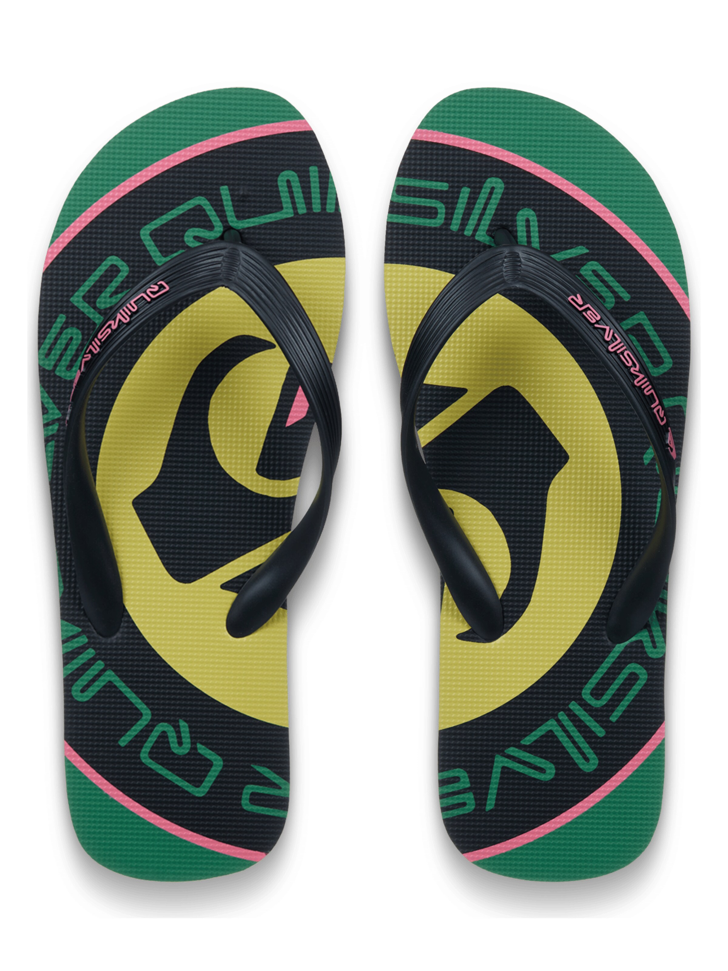QUIKSILVER T-Bar Sandals in Yellow