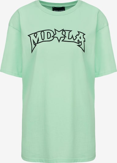 Magdeburg Los Angeles Bluser & t-shirts 'MDLA STAR LOGO' i grøn / sort, Produktvisning