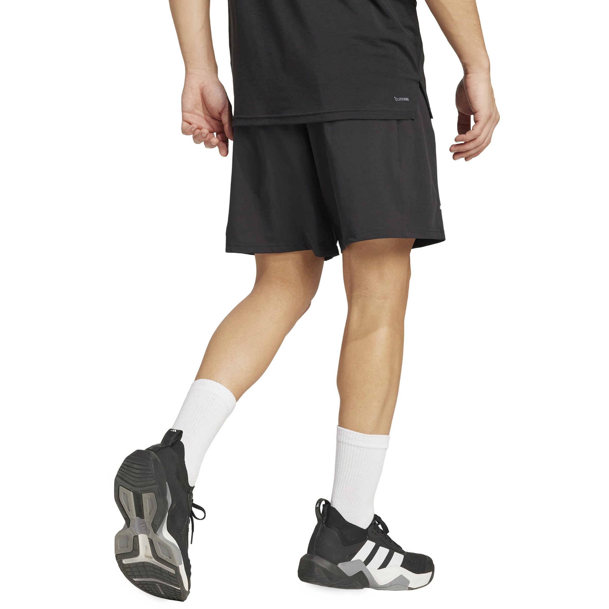 ADIDAS PERFORMANCE Regular Workout Pants 'Essentials Holiday' in Black