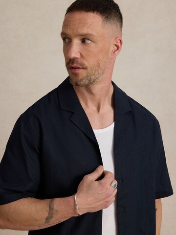 Coupe regular Chemise 'Ryan' DAN FOX APPAREL en bleu