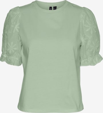 T-shirt VERO MODA en vert : devant