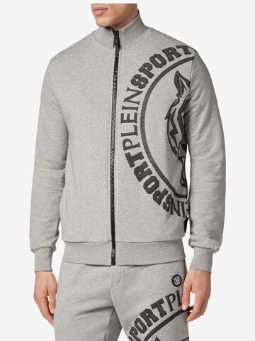 Plein Sport - Casaco em moletão 'Carbon Tiger' em cinzento