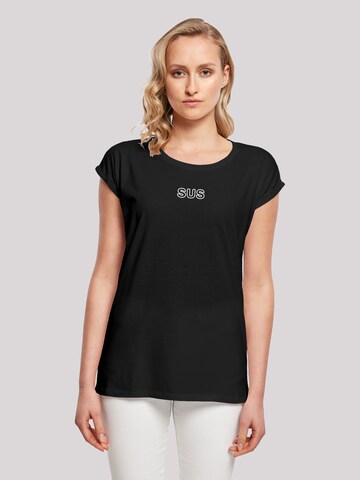 T-shirt 'SUS' F4NT4STIC en noir : devant
