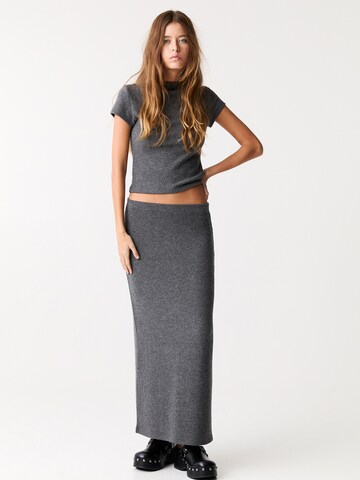 Pull&Bear Sukně – šedá
