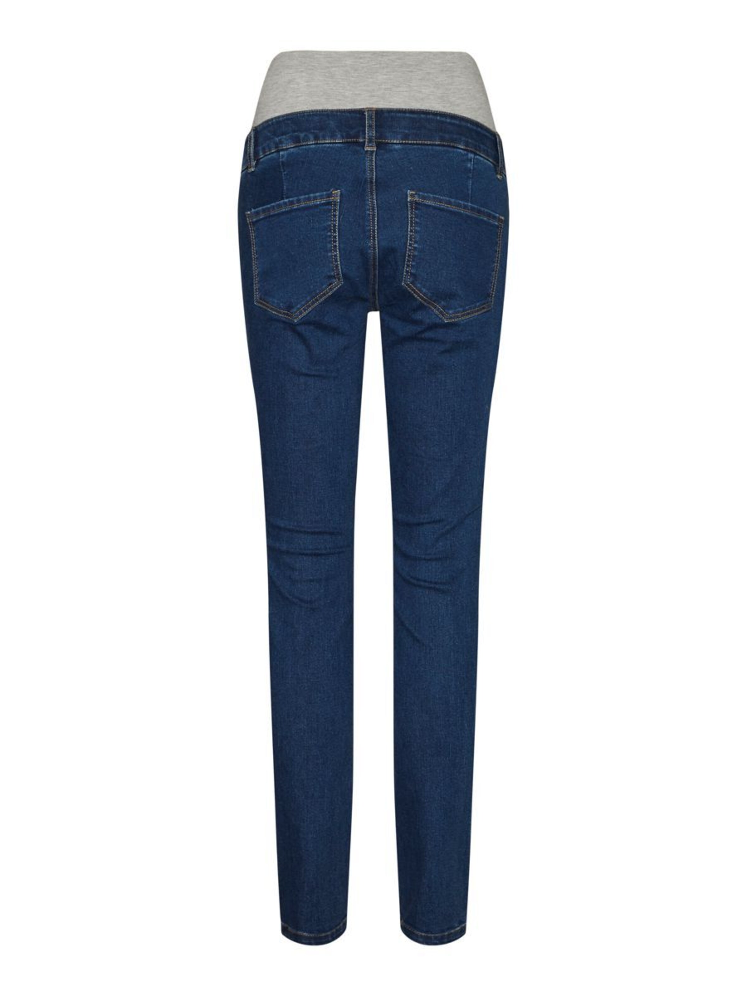 MAMALICIOUS regular Jeggings 'AKIN' i blå