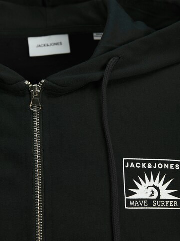 JACK & JONES Sweat jacket 'JJONE' in Black