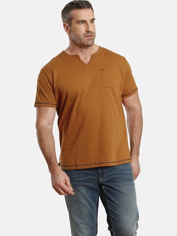 Charles Colby Doppelpack T-Shirt 'Earl Karlo' in Orange