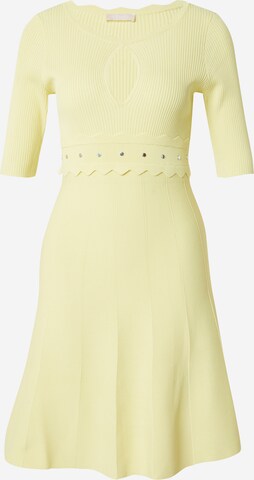 Liu Jo Knitted dress in Yellow: front