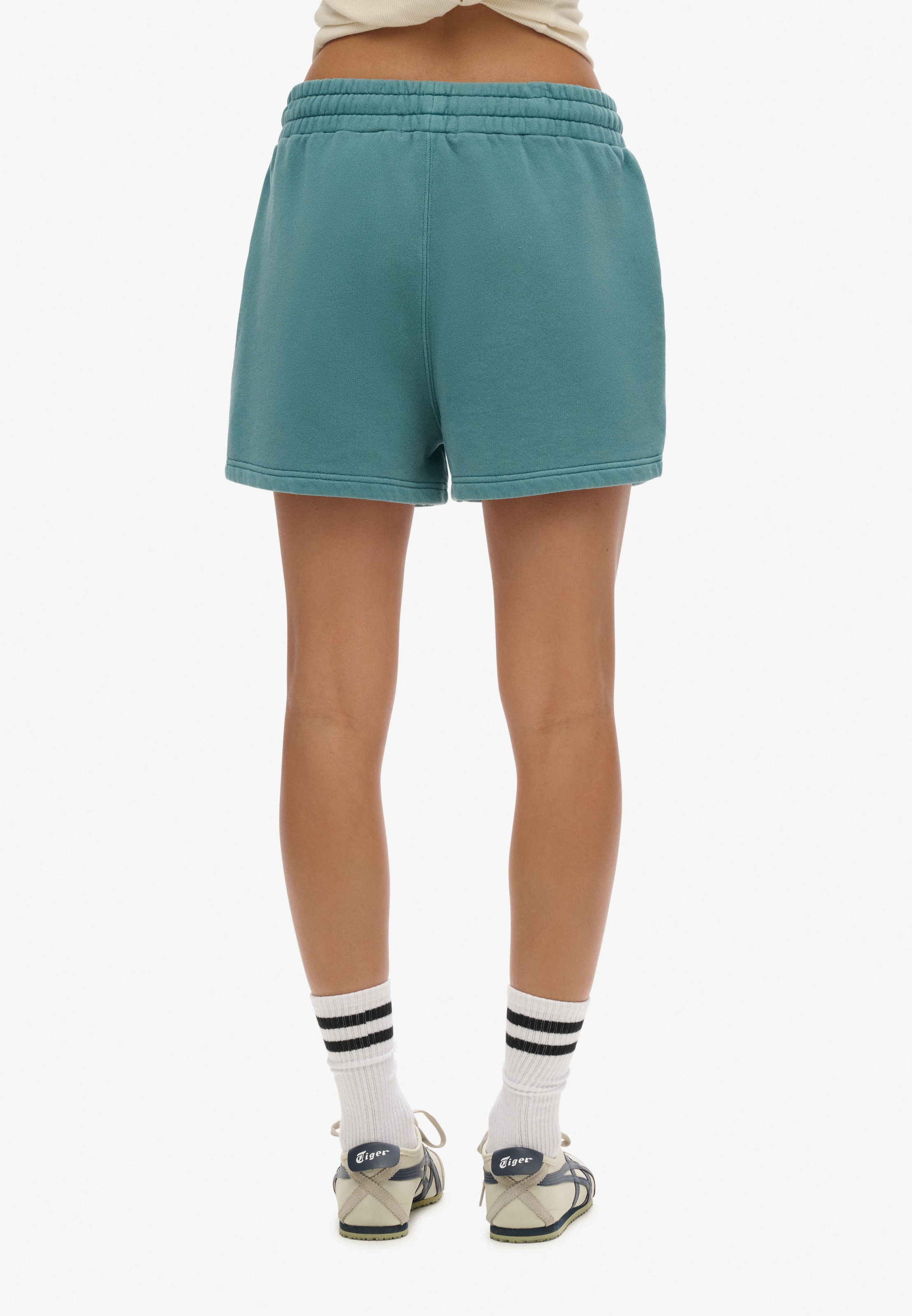 Superdry Regular Broek in Blauw: voorkant