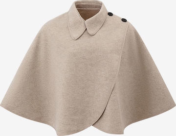 Magicshe Cape 'Elegantes Winter Cape' in Beige: front