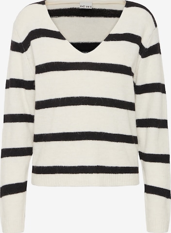 Pull-over 'Kamara' ICHI en bleu : devant