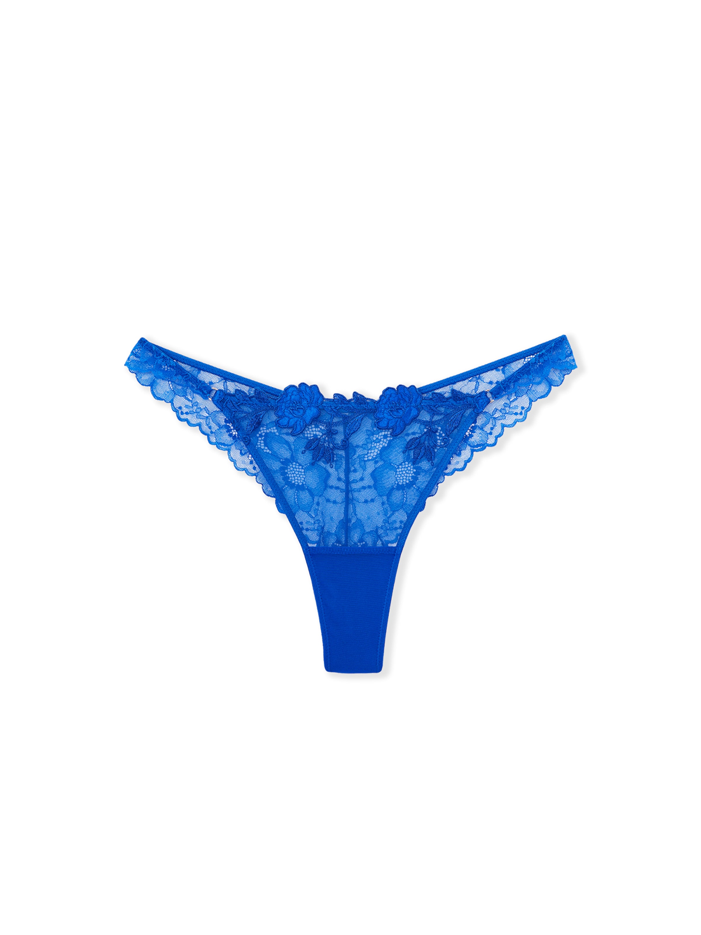 ETAM String in Blauw: voorkant