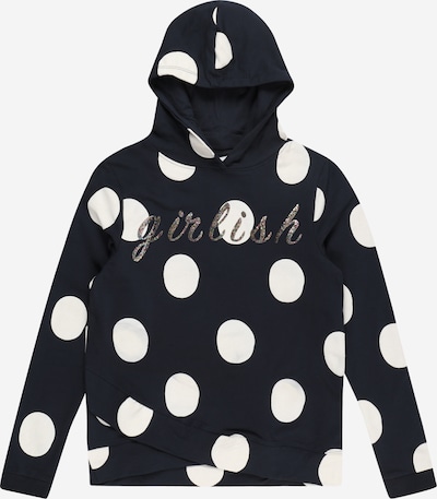 NAME IT Sweatshirt 'TOBBA' i mørkeblå / blandingsfarger / hvit, Produktvisning