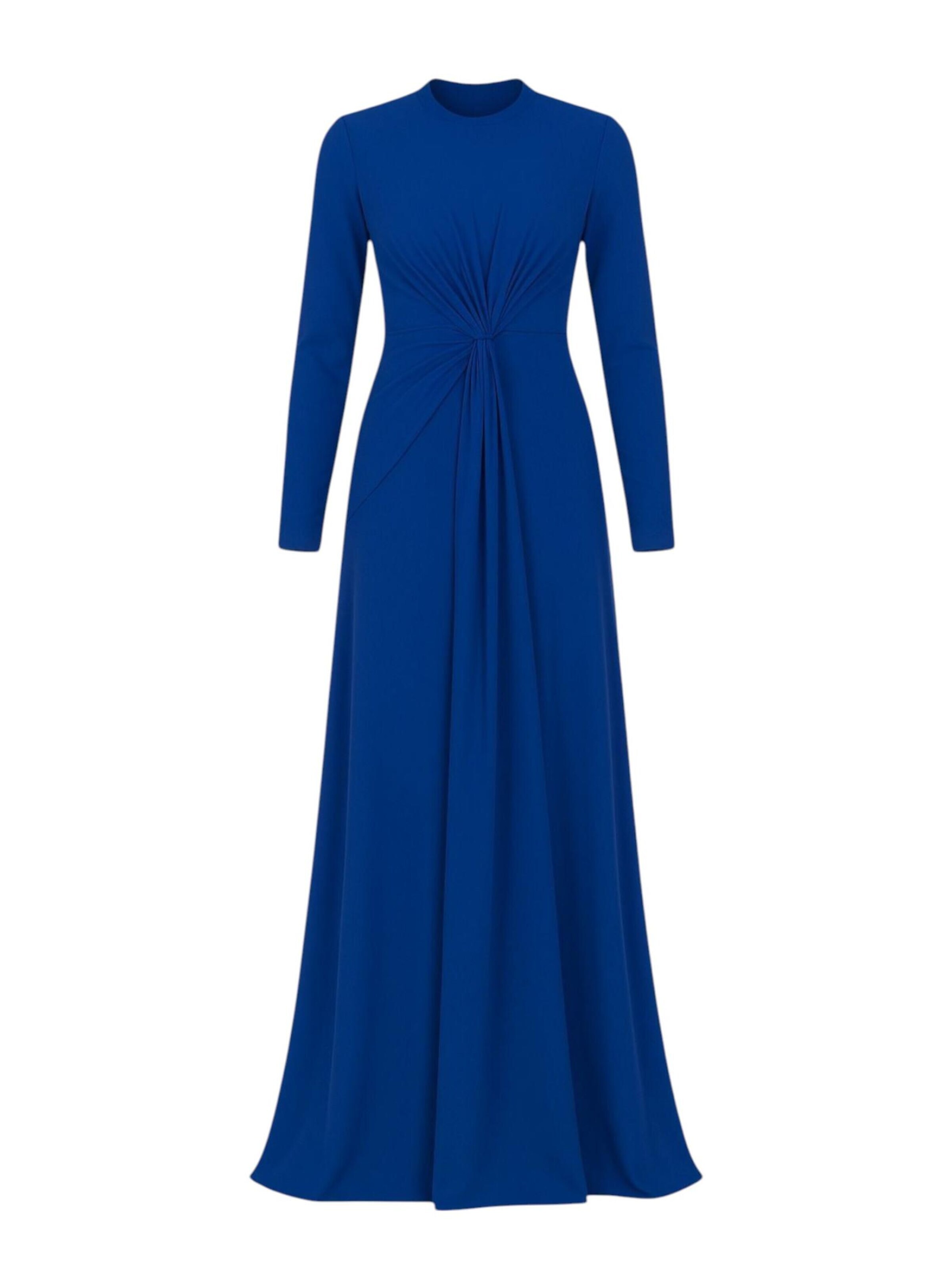 fashionshowcase - Vestido de noche 'FAVORI' en azul: frente
