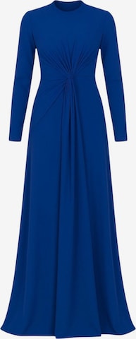 fashionshowcase - Vestido de noche 'FAVORI' en azul: frente