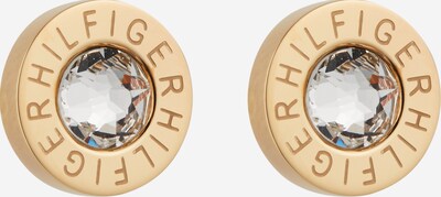 TOMMY HILFIGER Ohrstecker in gold / transparent, Produktansicht