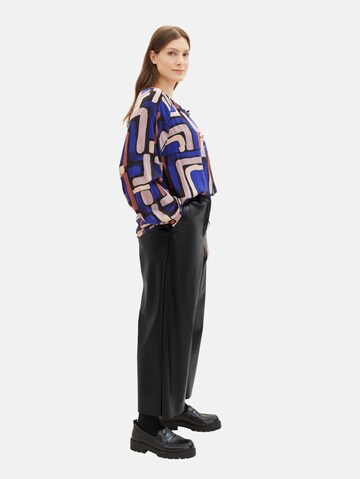 Tom Tailor Women + Loosefit Hose in Schwarz