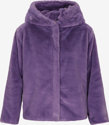 Veste mi-saison faina en violet : devant