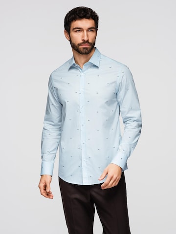 Ombre - Ajuste regular Camisa en azul