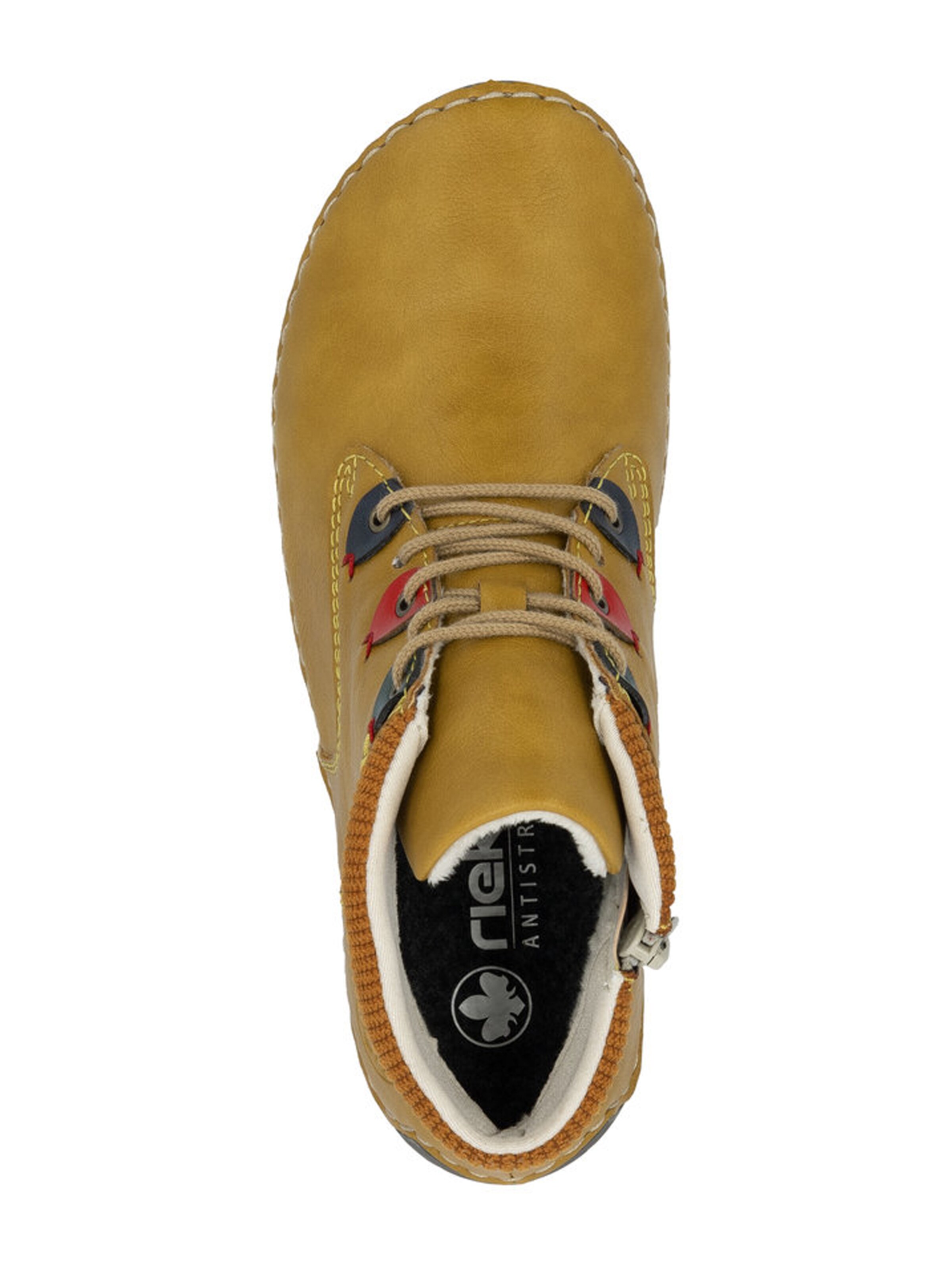 Ghete cu șireturi de la Rieker pe galben