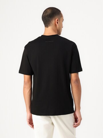 juoda Karl Lagerfeld Marškinėliai: galas