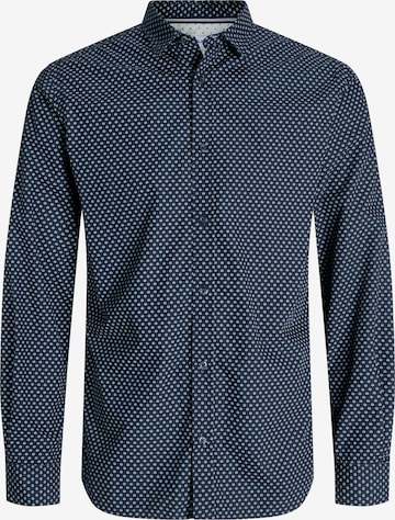 JACK & JONES Skjorte 'JJMATHEO' i blå: forside