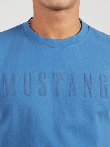 T-Shirt 'Austin' MUSTANG en bleu