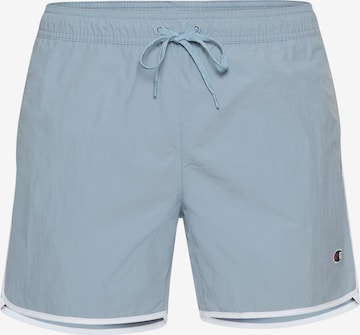 Champion Authentic Athletic Apparel Badeshorts in Blau: Vorderseite