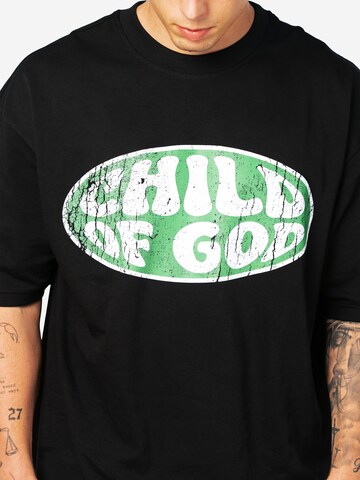 Maglietta 'CHILD OF GOD' di ATELIER OF FAITH in nero