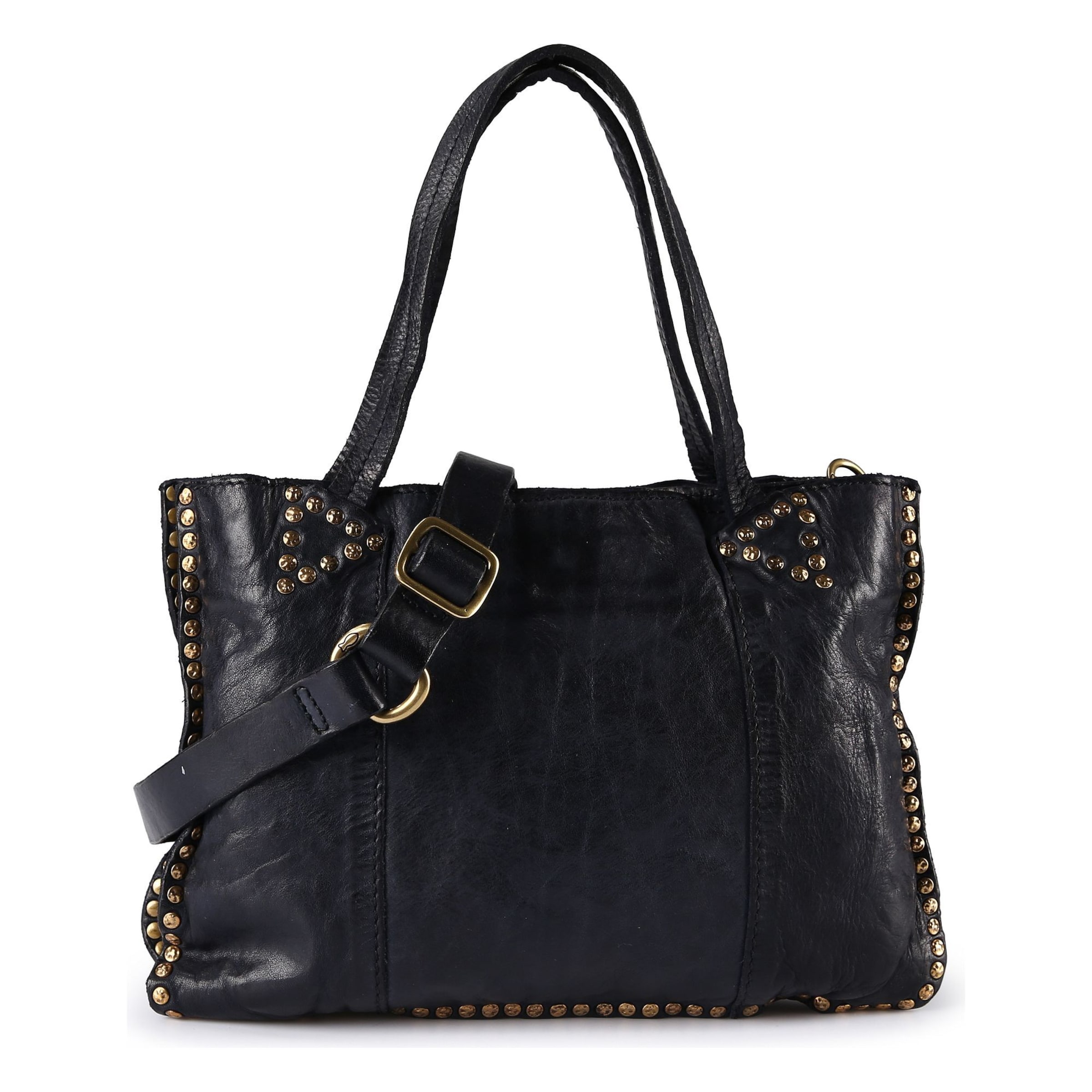 Sac bandoulière 'Cora' Campomaggi en bleu : devant