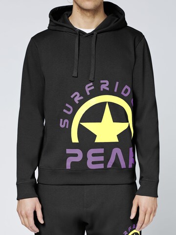 CHIEMSEE Sweatshirt 'Surf Riders Peak' in Schwarz: Vorderseite