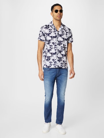 DRYKORN Regular fit Overhemd 'Jan' in Blauw