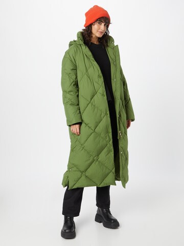 UNITED COLORS OF BENETTON Zimní kabát – zelená