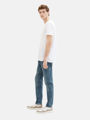 TOM TAILOR Tapered Jeans i blå