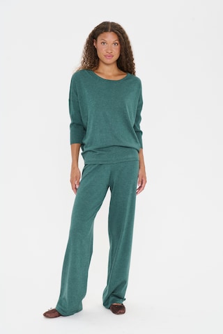 SAINT TROPEZ Pullover 'Mila' in Grün