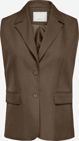 ONLY Carmakoma - Chaleco para traje 'CARVictoria' en marrón: frente