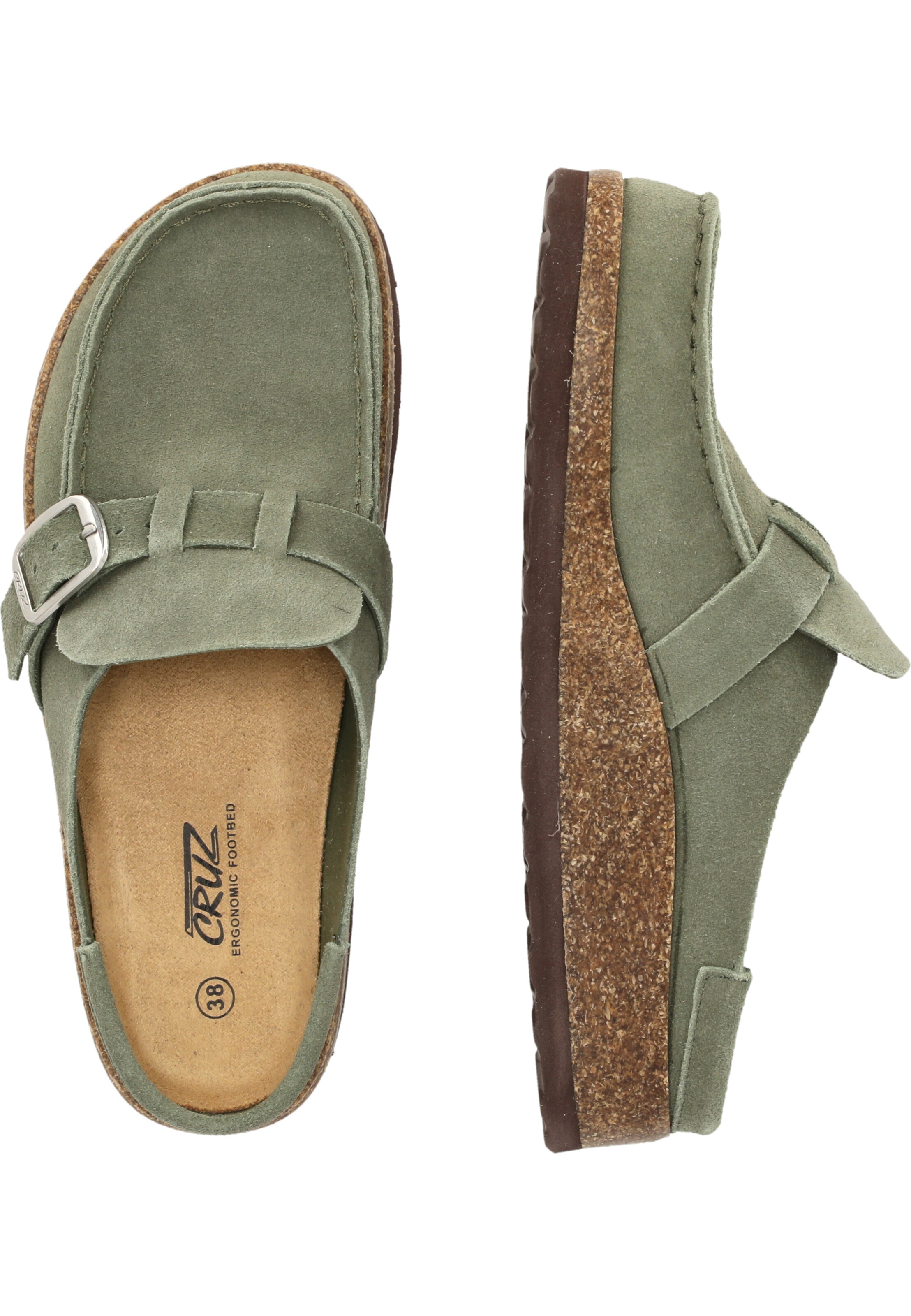Cruz Slippers in Green