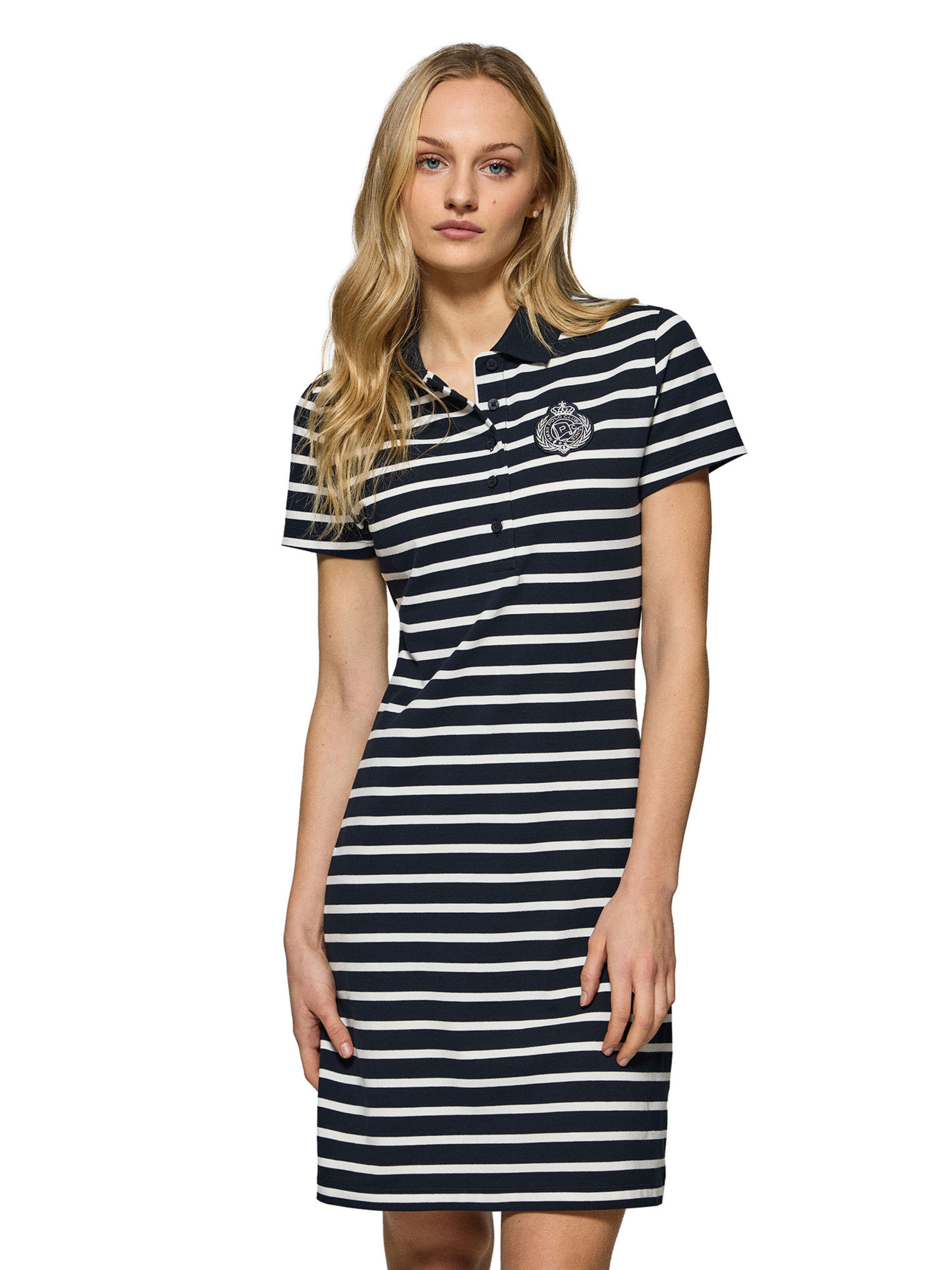 Polo Club Kleid in Blau: Vorderseite