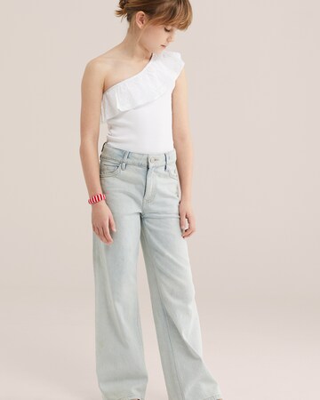 WE Fashion Топ в Белый