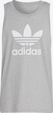 ADIDAS ORIGINALS Shirt 'Adicolor Classics Trefoil' in Grey: front